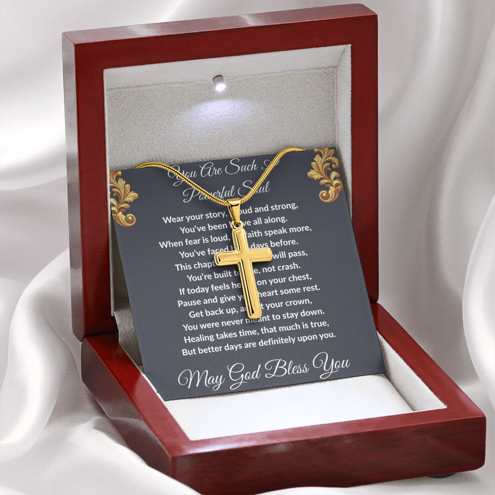 Spiritual Motivation - Artisan Cross Necklace