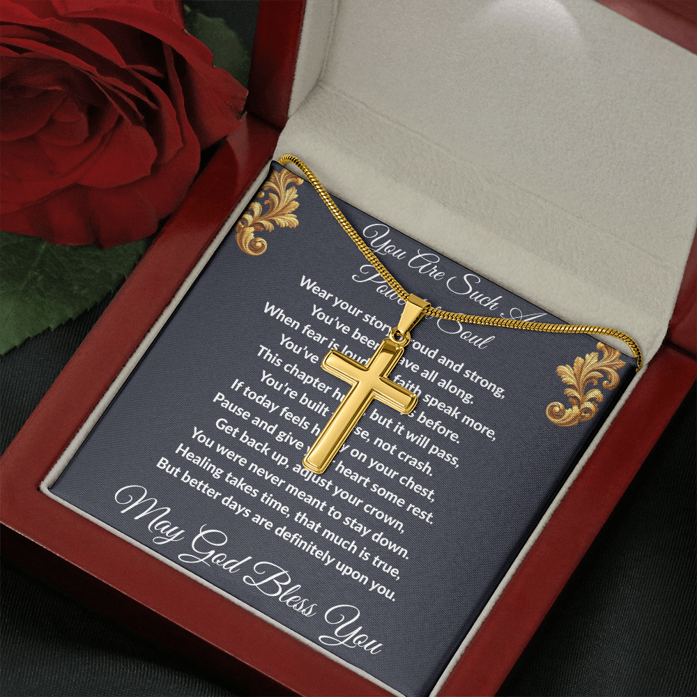 Spiritual Motivation - Artisan Cross Necklace