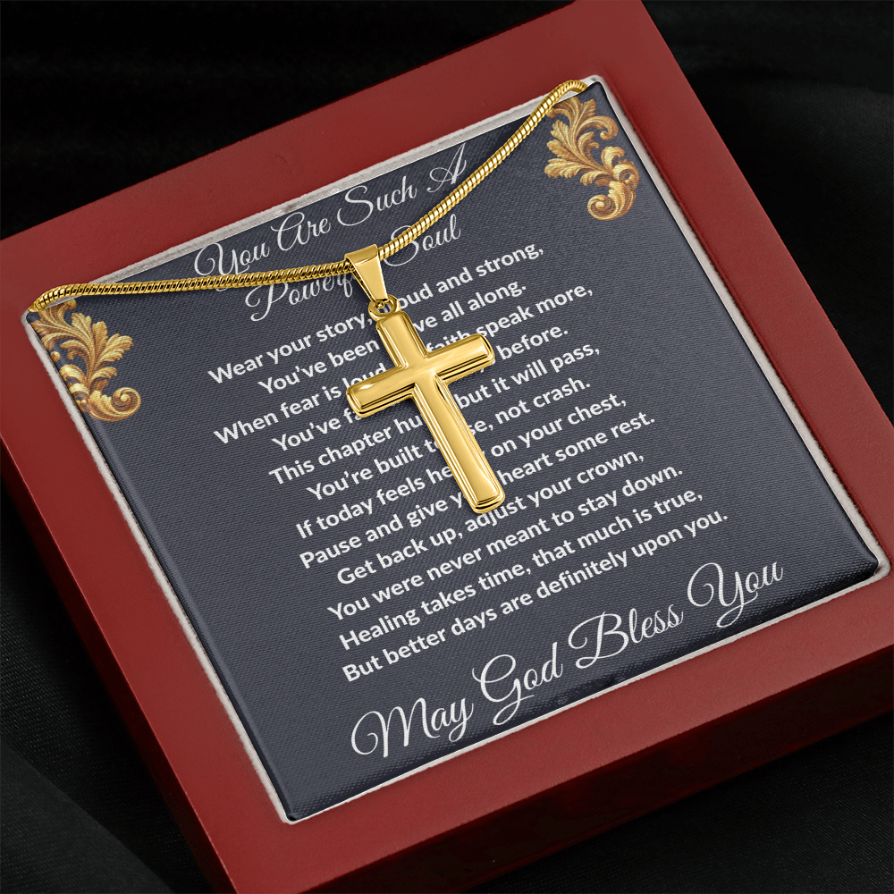 Spiritual Motivation - Artisan Cross Necklace