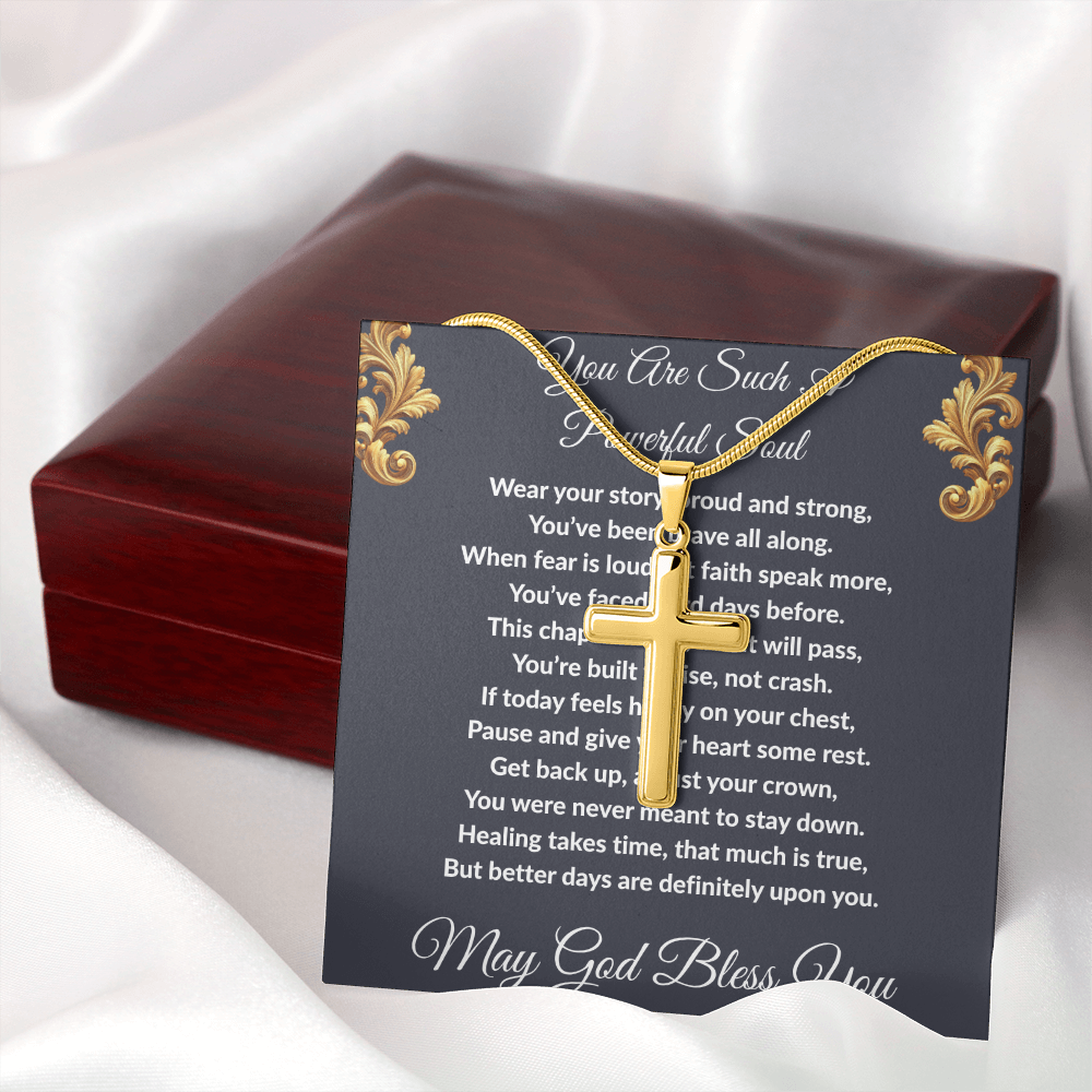 Spiritual Motivation - Artisan Cross Necklace